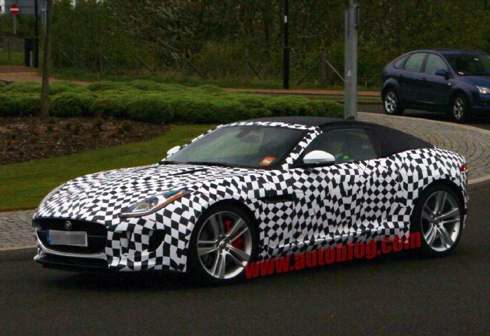 Jaguar F-Type spy shot