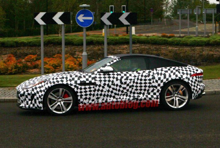 Jaguar F-Type Coupe Spy Shots