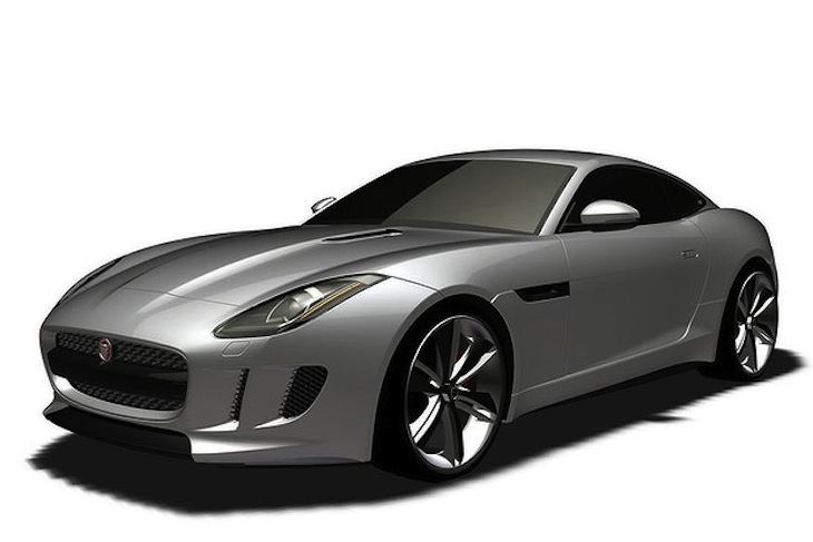 Jaguar F-Type Coupe patent drawing