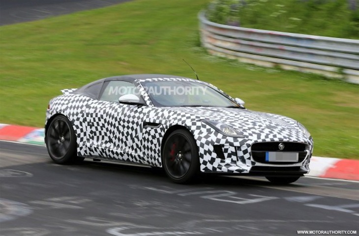 Jaguar F-Type Coupe spy shot