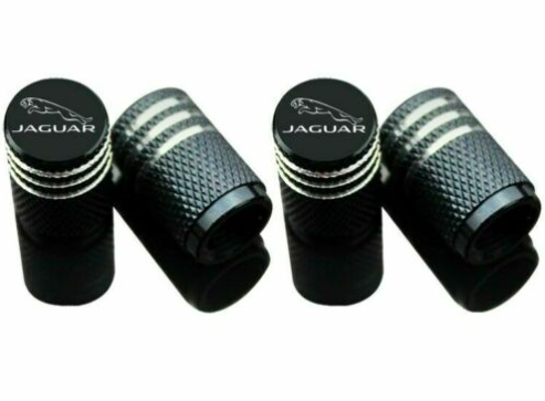 Jaguar Round Tyre Valve Stem Caps