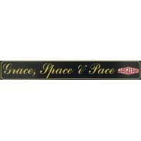 Grace, Space and Pace Jaguar Window Sticker