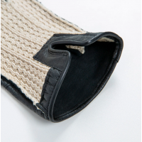 Lancaster - Crochet Back Leather Driving Gloves in Black