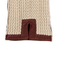 Lancaster - Crochet Back Leather Driving Gloves in English Tan