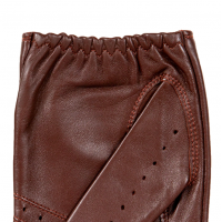 Max - Leather Driving Gloves Dark Brown