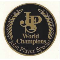 JPS John Player Special World Champions Sticker