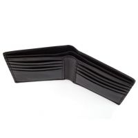 Dents Smooth Leather Slim Wallet Black