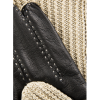 Kelly - Women's Crochet Back Driving Gloves in Black