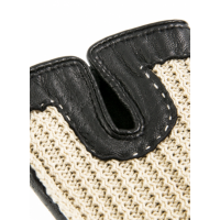 Kelly - Women's Crochet Back Driving Gloves in Black