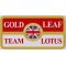 Gold Leaf Team Lotus Sticker