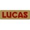 Lucas Gold and Red Sticker