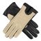 Women's Crochet Back Driving Gloves in Black